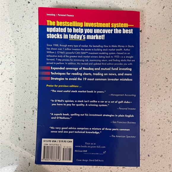 Book How To Make Money In Stocks: A Winning System in Good Times or Bad - Picture 3 of 3